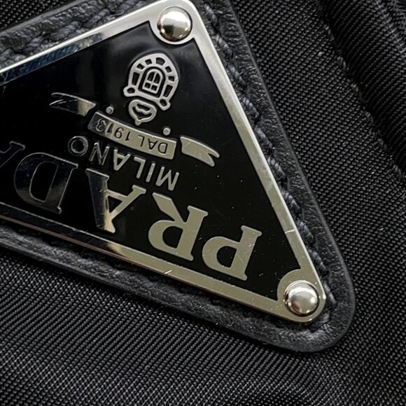 PRADA Tote Bag Nylon Black 2VG120 - Picture 9 of 10